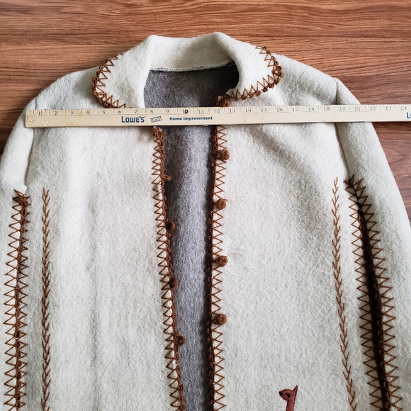 Vintage wool cape - Picture 4 of 10